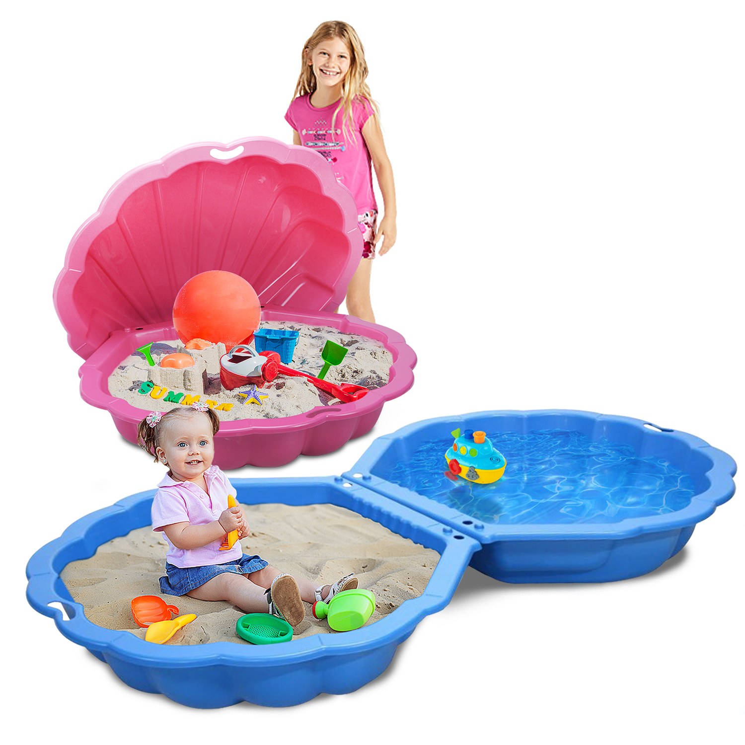 plastic sand pit paddling pool