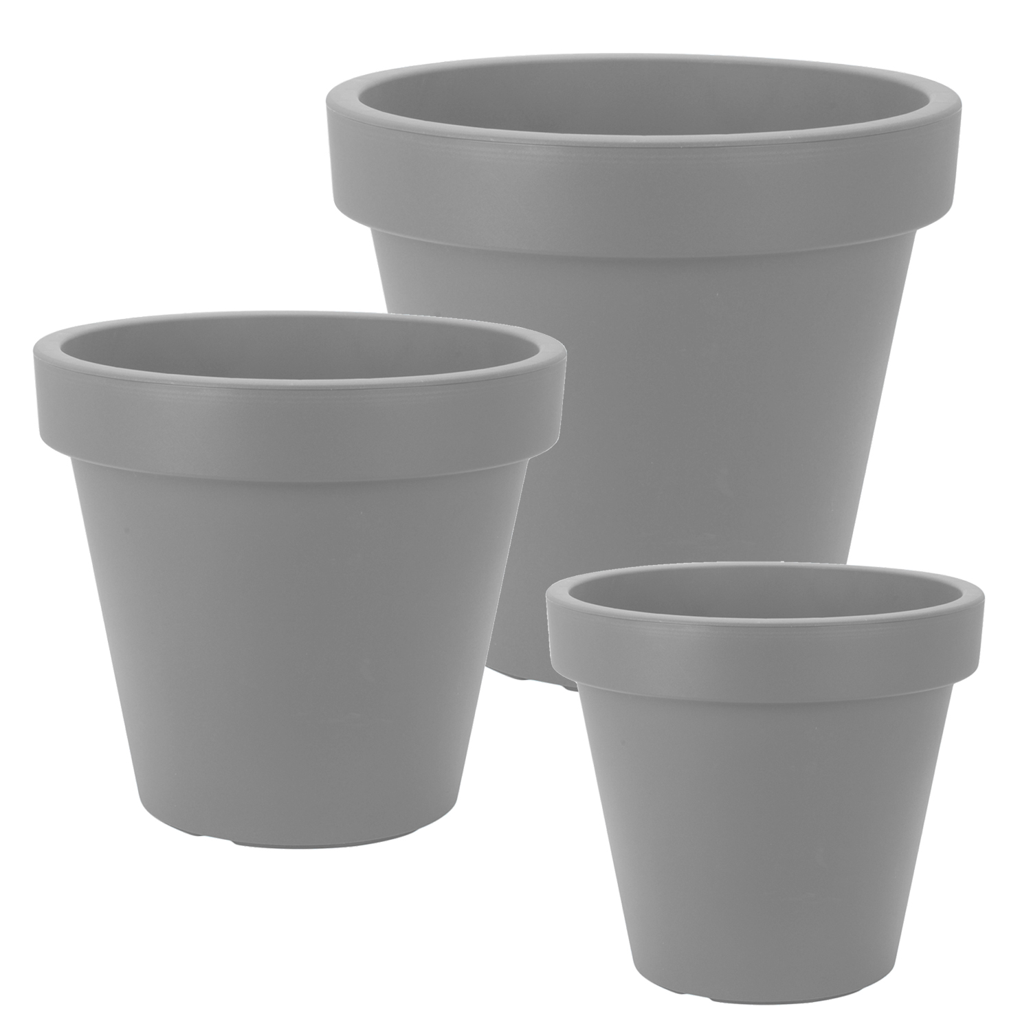 All Weather Outdoor  Indoor Plastic  Plant Flower Pots  Small 