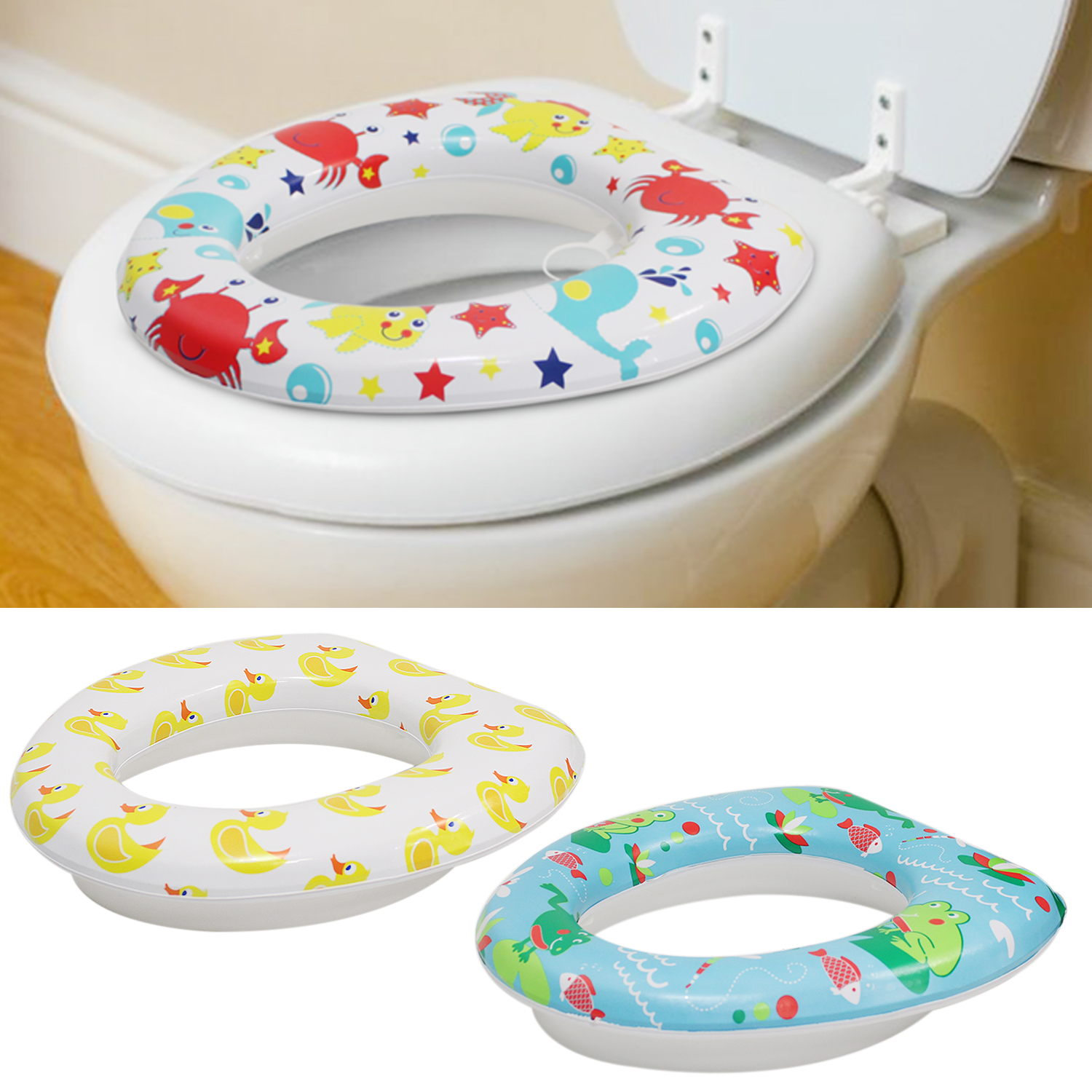 kids padded toilet seat