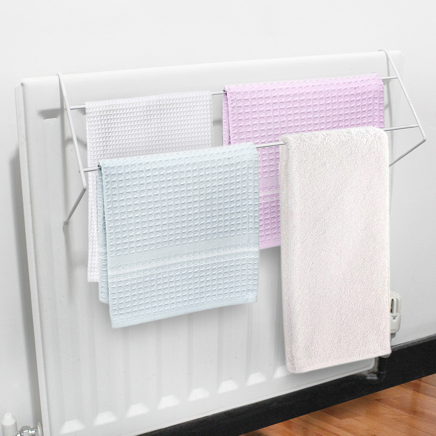 Radiator Drying Rack Clothes 2 Rail Tier Shelf Towel Airer Dryer Washing Laundry eBay