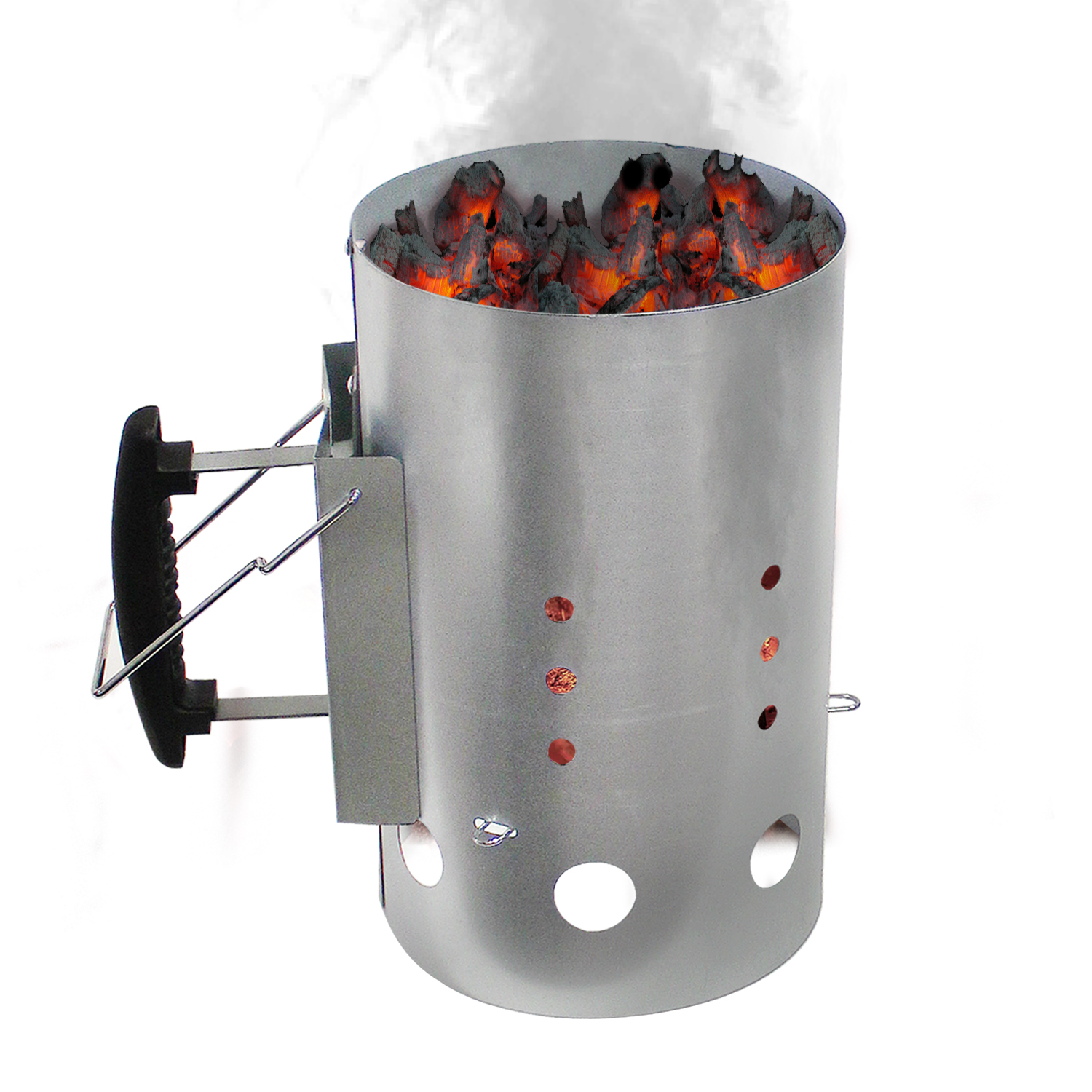 Charcoal Starter BBQ Fire Quick Metal Grill Coal Barbecue Burner ...