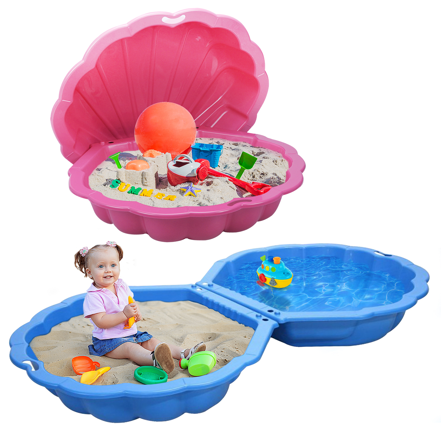 plastic sand pit paddling pool