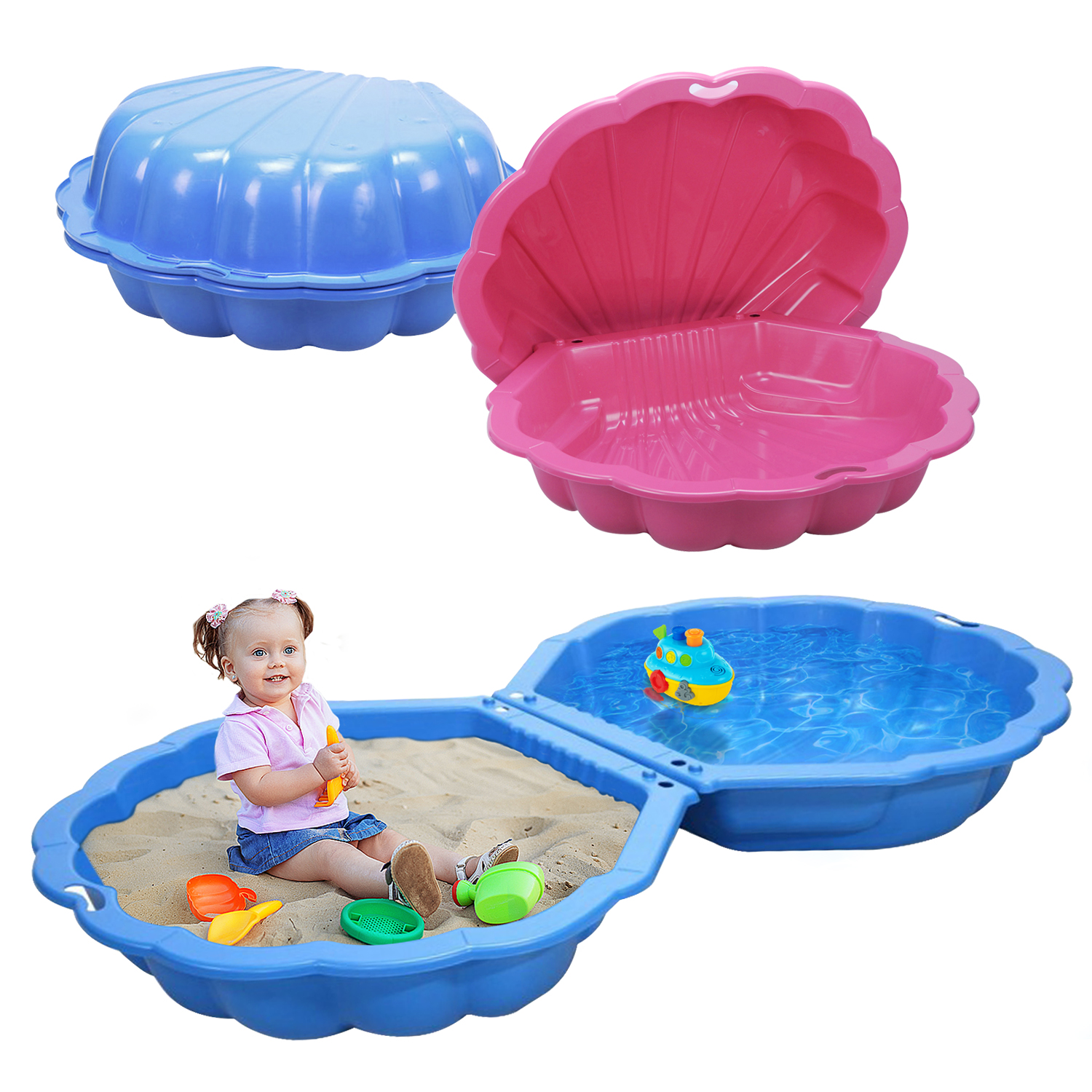 plastic sand pit paddling pool