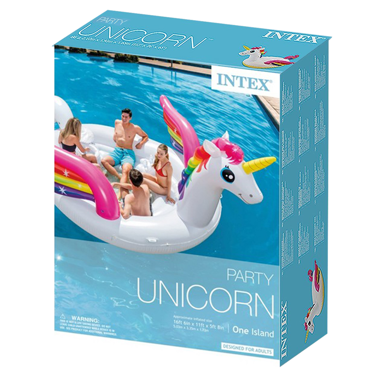 intex unicorn party island